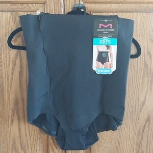 Maidenform NWT Women's Shapewear   High Waist Extra Firm Shaping Brief 3XL Black